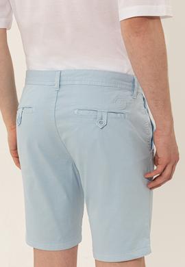 Erkek Açık Mavi Dokuma Şort - 50246116002