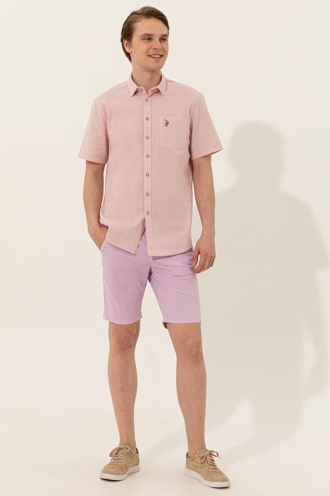 Erkek Manolya Dokuma Şort