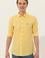 Erkek Açık Sarı Uzun Kollu Basic Gömlek