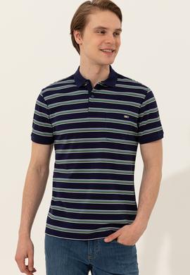 Erkek Lacivert Polo Yaka Tişört - 50249273017