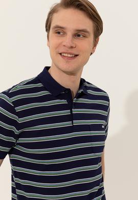 Erkek Lacivert Polo Yaka Tişört - 50249273017