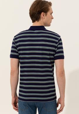 Erkek Lacivert Polo Yaka Tişört - 50249273017