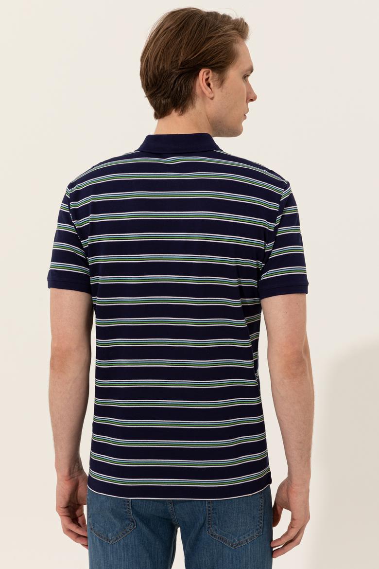 Erkek Lacivert Polo Yaka Tişört - 50249273017