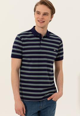 Erkek Lacivert Polo Yaka Tişört - 50249273017