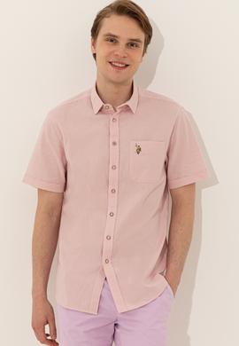 Erkek Pudra Gömlek Kısakol - 50249523053