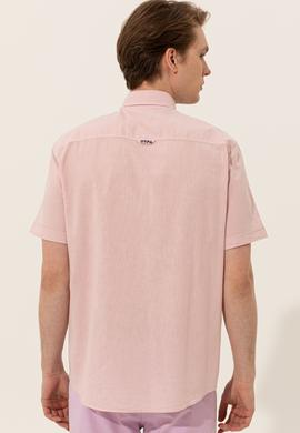 Erkek Pudra Gömlek Kısakol - 50249523053