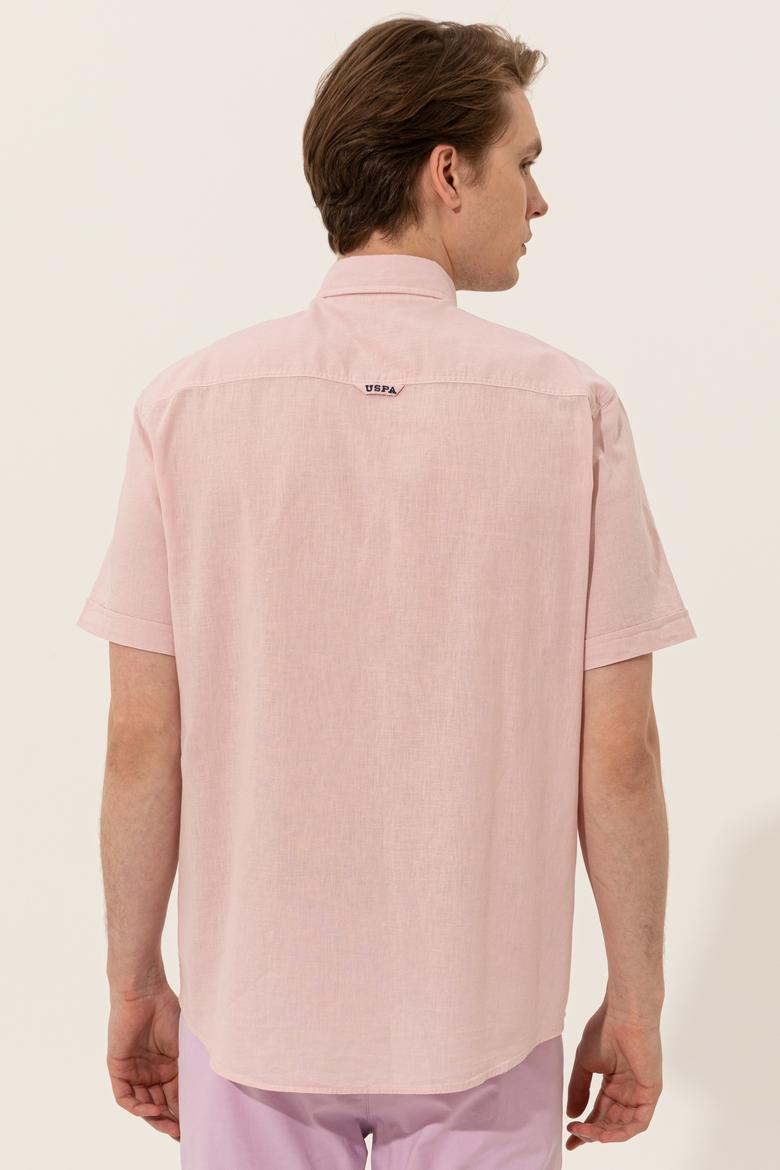 Erkek Pudra Gömlek Kısakol - 50249523053