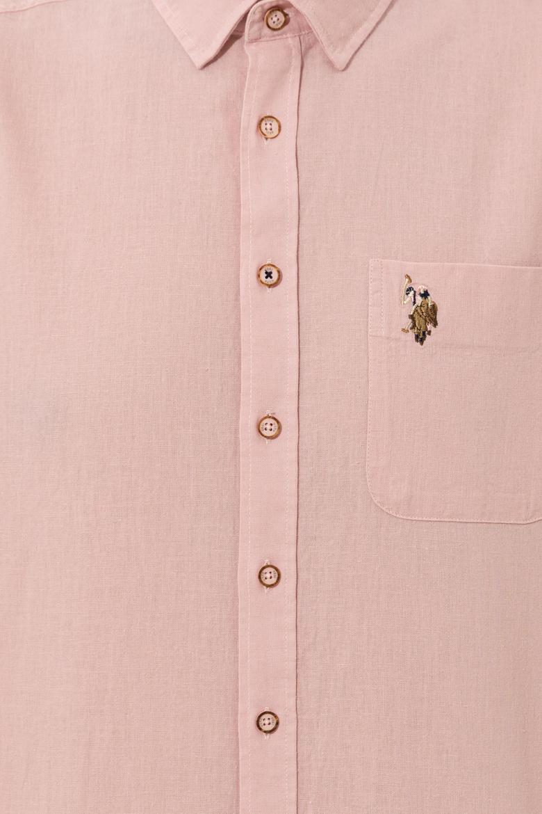 Erkek Pudra Gömlek Kısakol - 50249523053