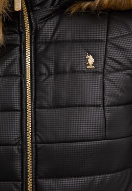 Kadın Siyah Deri Mont Kaban - 50231382001