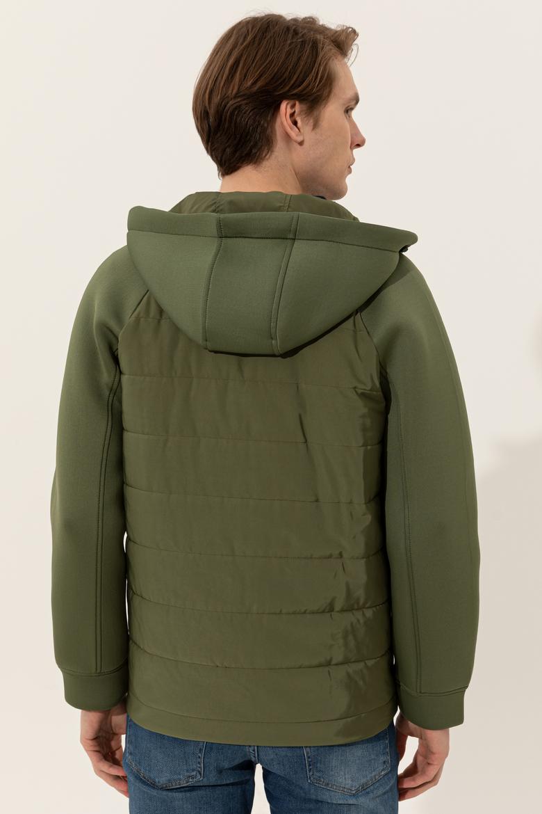 Erkek Haki Örme Hırka - 50236913035