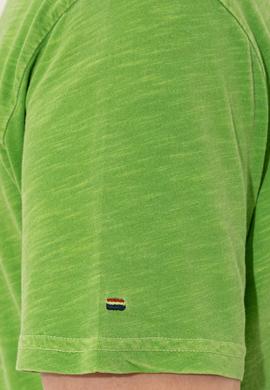 Erkek Yeşil Basic Tişört - 50246848054