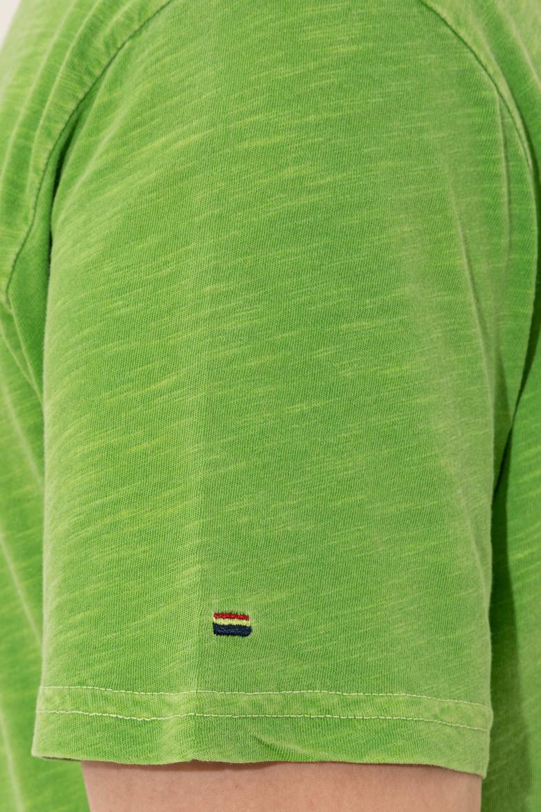 Erkek Yeşil Basic Tişört - 50246848054