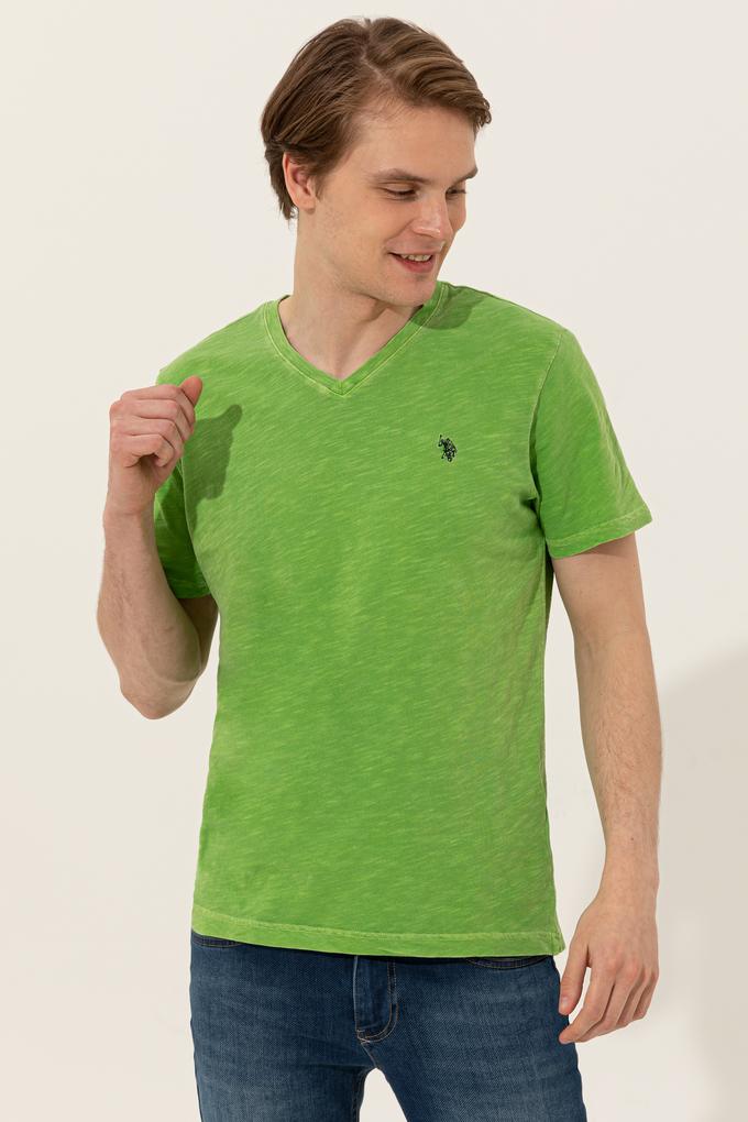 Erkek Yeşil Basic Tişört