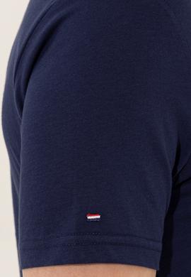 Erkek Lacivert V Yaka Basic Tişört - 50248506016