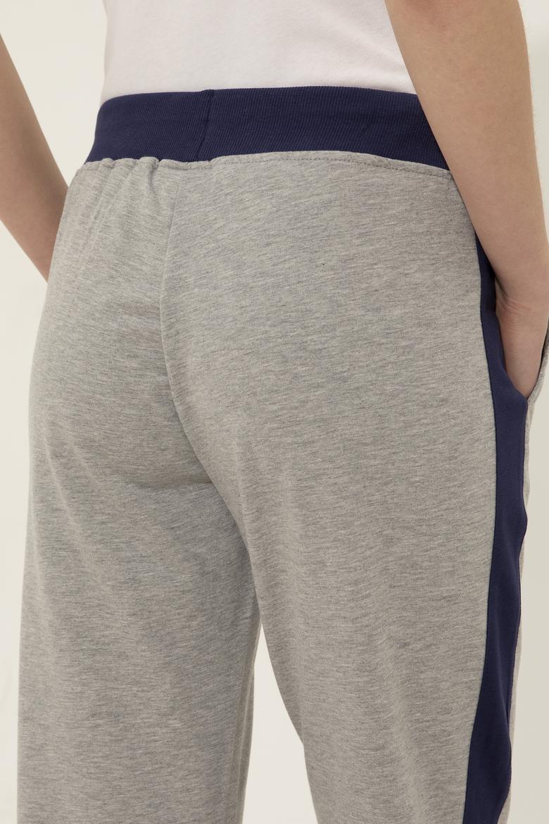 Kadın Gri Melanj Eşofman Altı - 50253137016