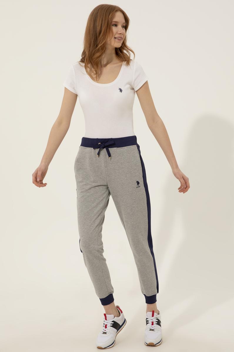 Kadın Gri Melanj Eşofman Altı