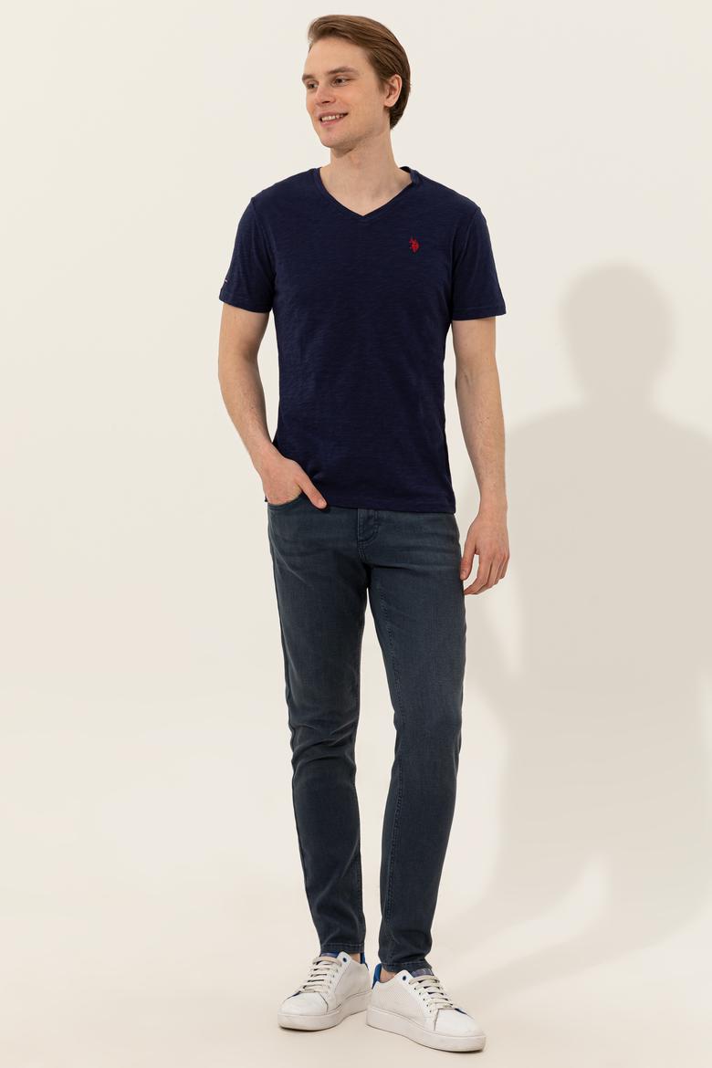 Erkek Lacivert Basic Tişört - 50249151020