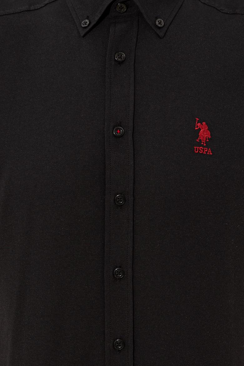 Erkek Siyah Gömlek Uzunkol Basic - 50249489038