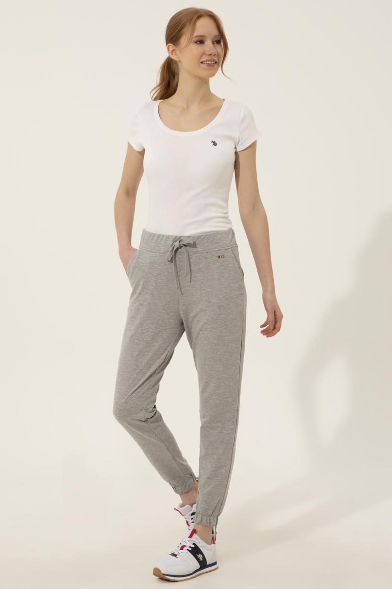 Kadın Gri Melanj Eşofman Altı - 50253136036