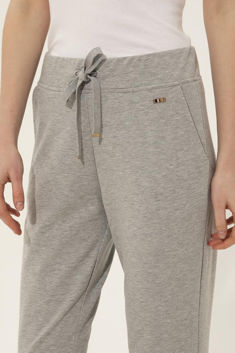 Kadın Gri Melanj Eşofman Altı - 50253136036