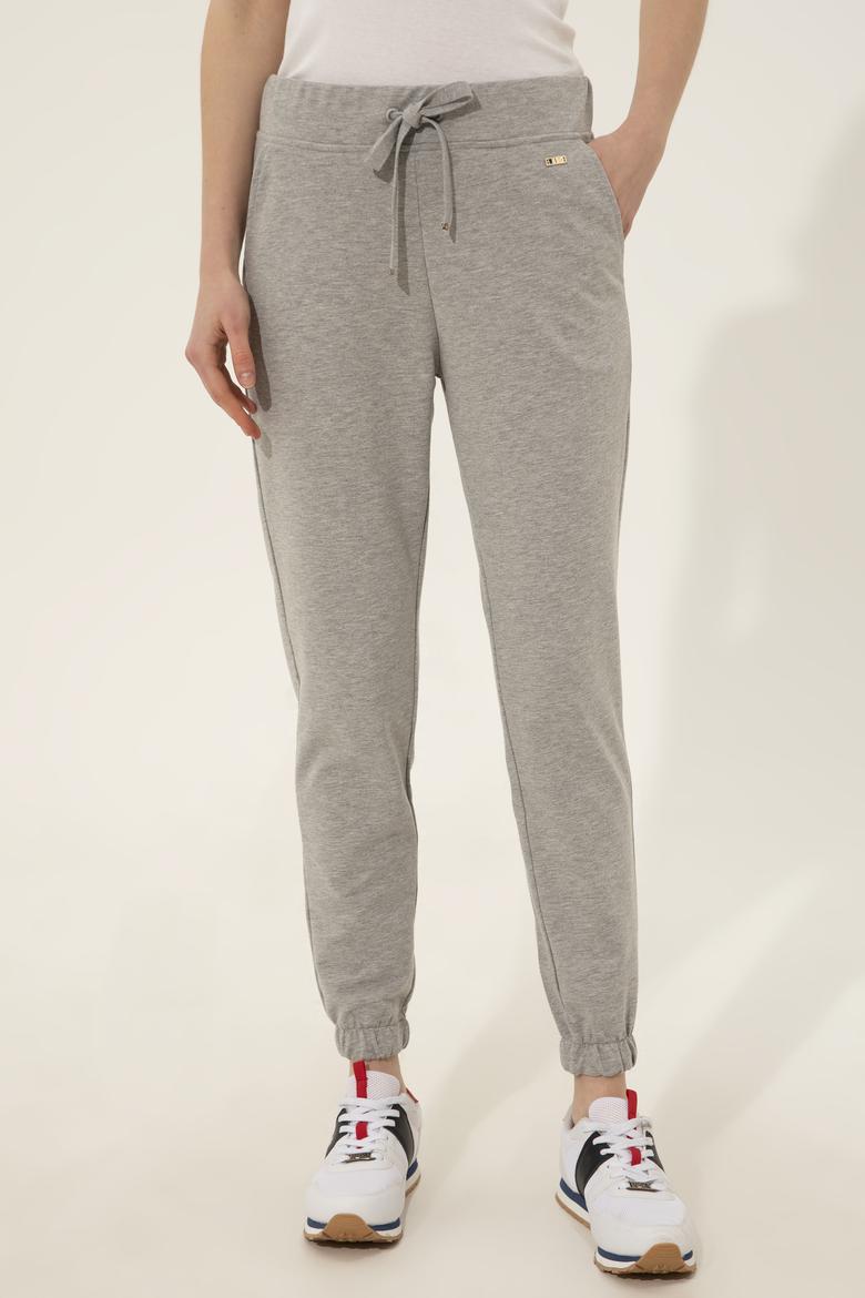 Kadın Gri Melanj Eşofman Altı - 50253136036