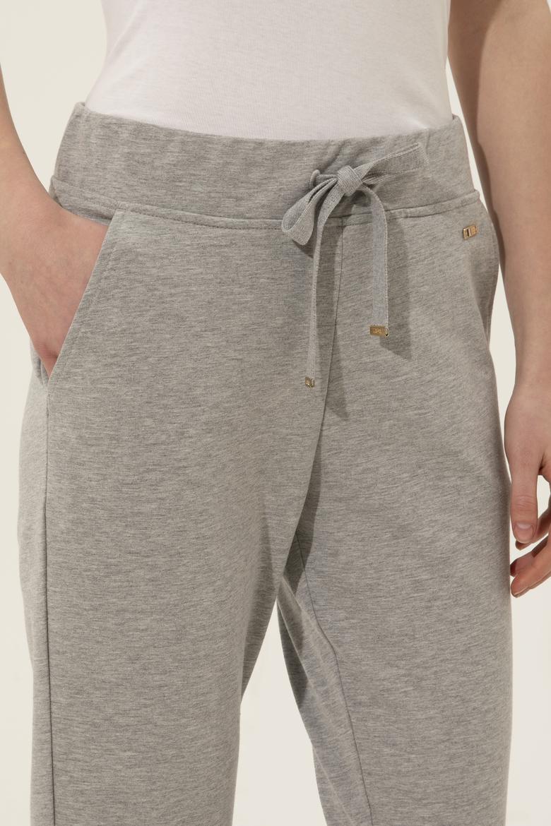 Kadın Gri Melanj Eşofman Altı - 50253136036