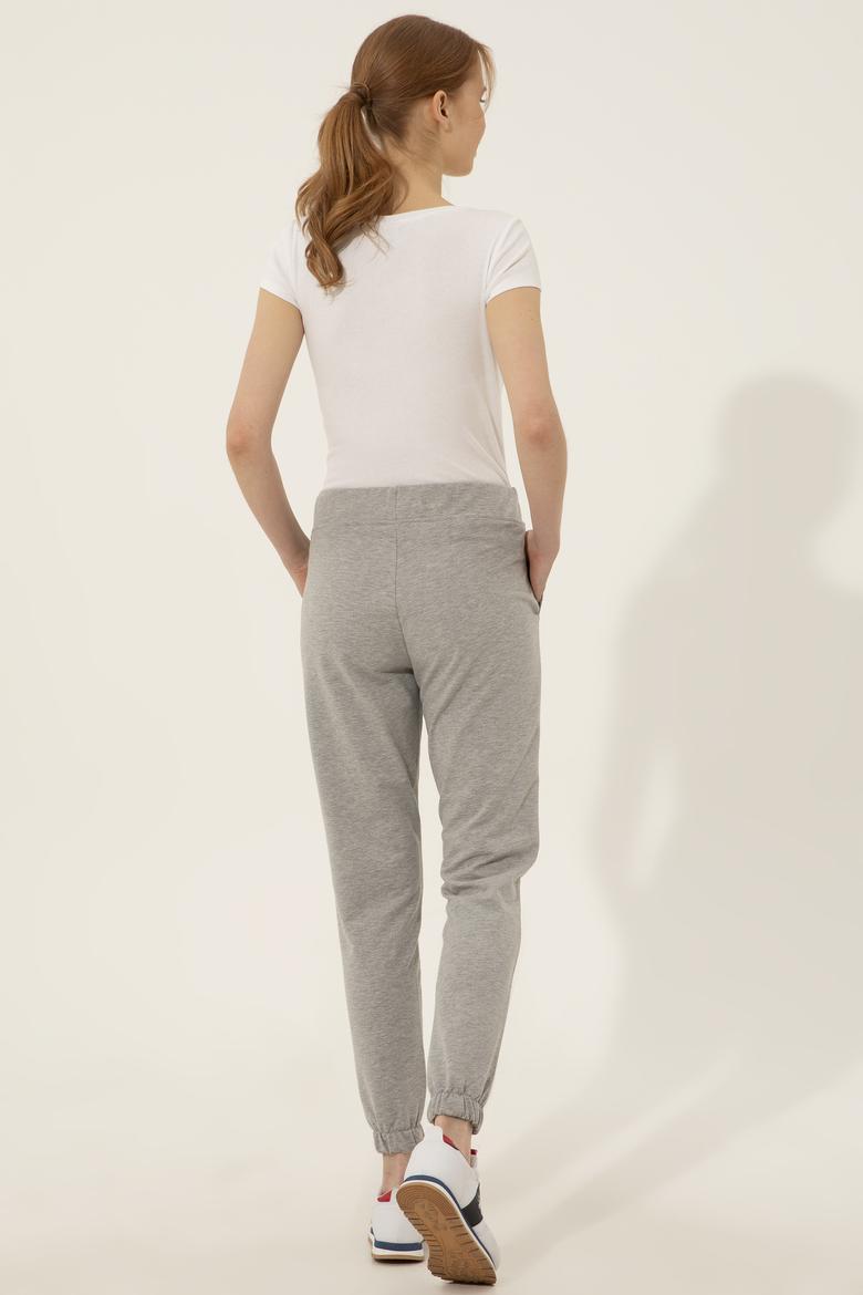 Kadın Gri Melanj Eşofman Altı - 50253136036