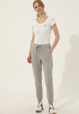 Kadın Gri Melanj Eşofman Altı - 50253136036