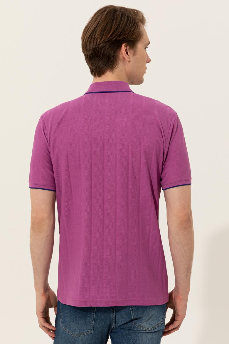 Erkek Menekşe Polo Yaka Tişört - 50248429023