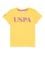 Çocuk Açık Sarı Bisiklet Yaka Tişört