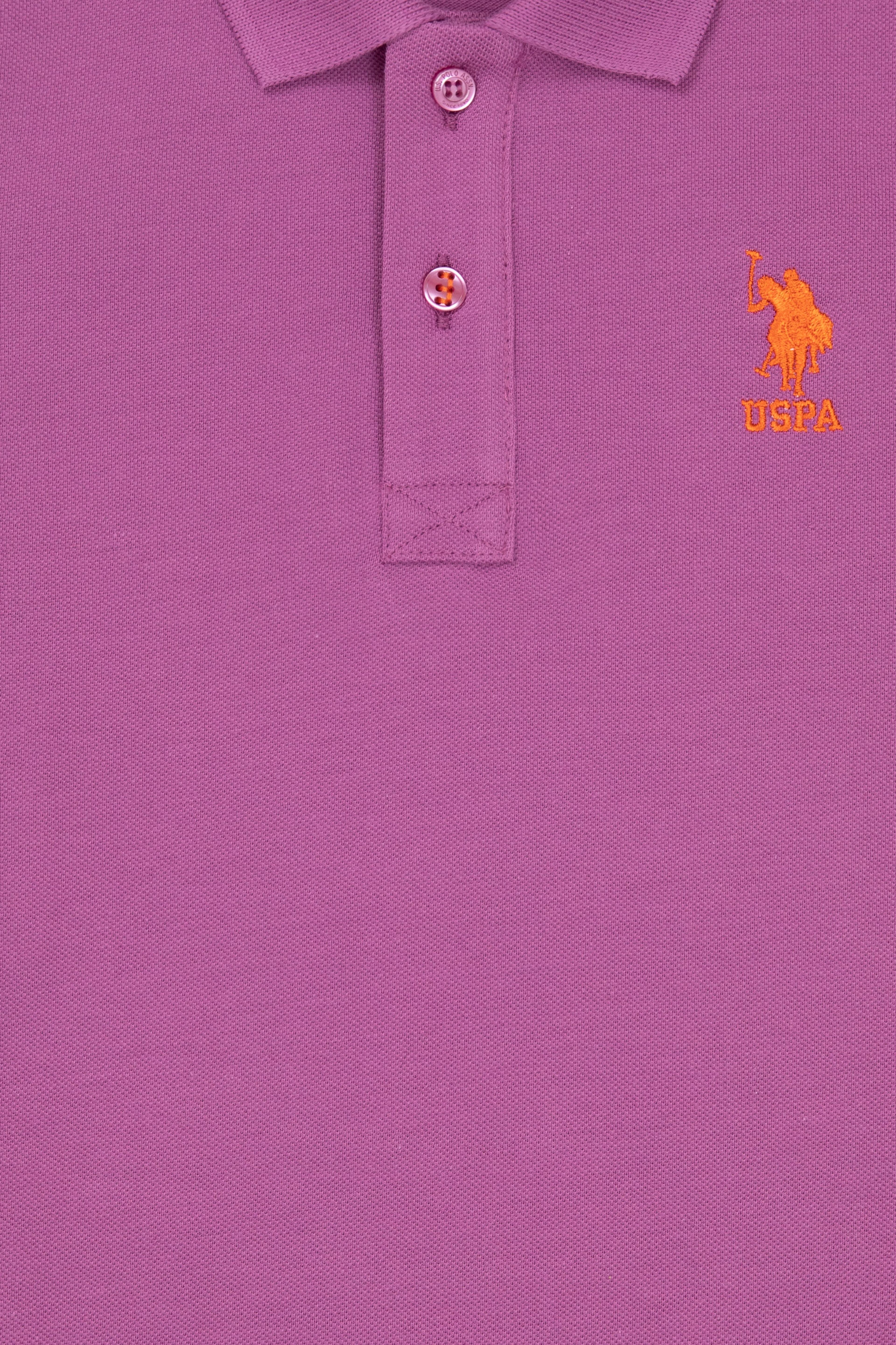 Erkek Çocuk Menekşe Polo Yaka Tişört