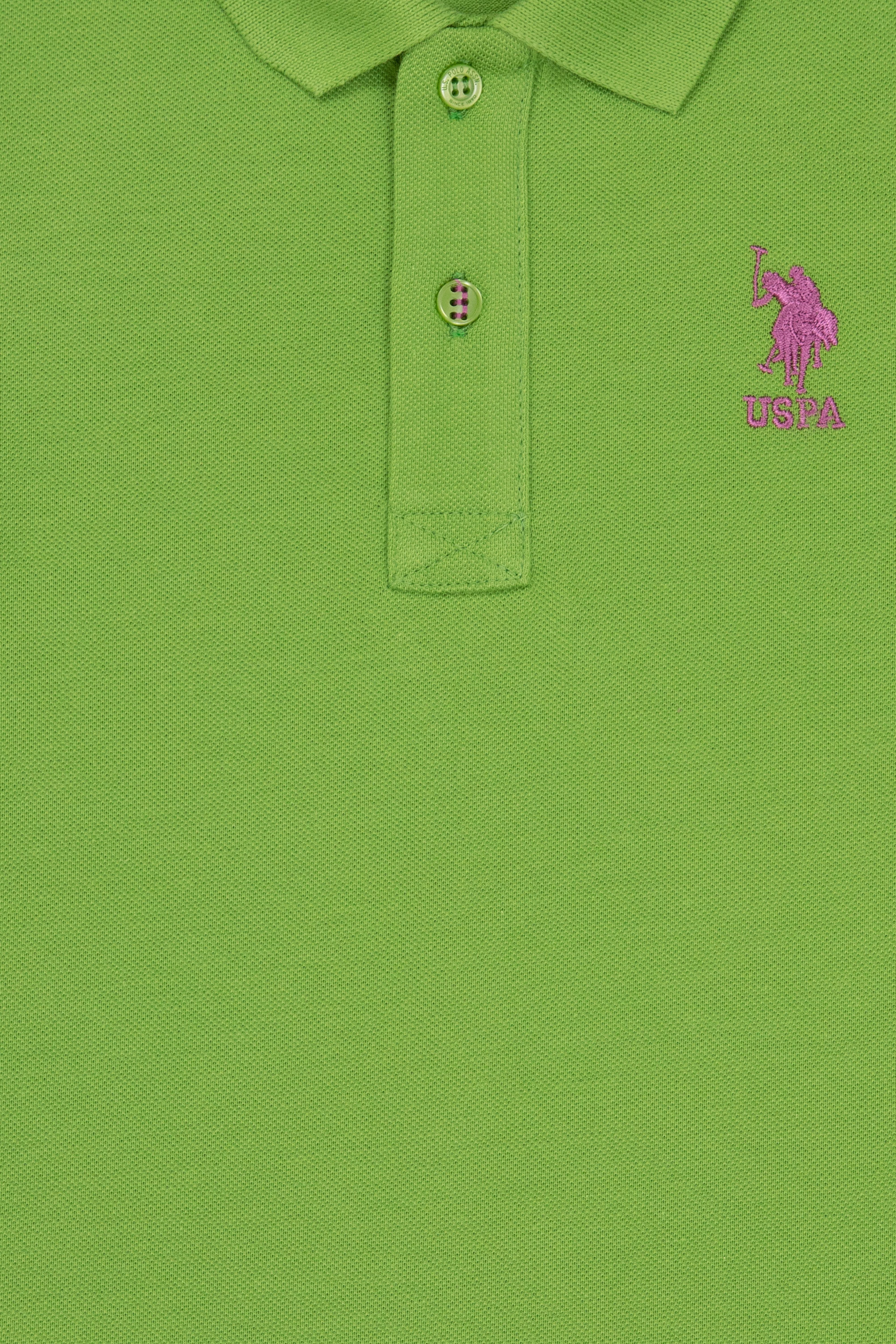 Erkek Çocuk Yeşil Polo Yaka Tişört - Image 3