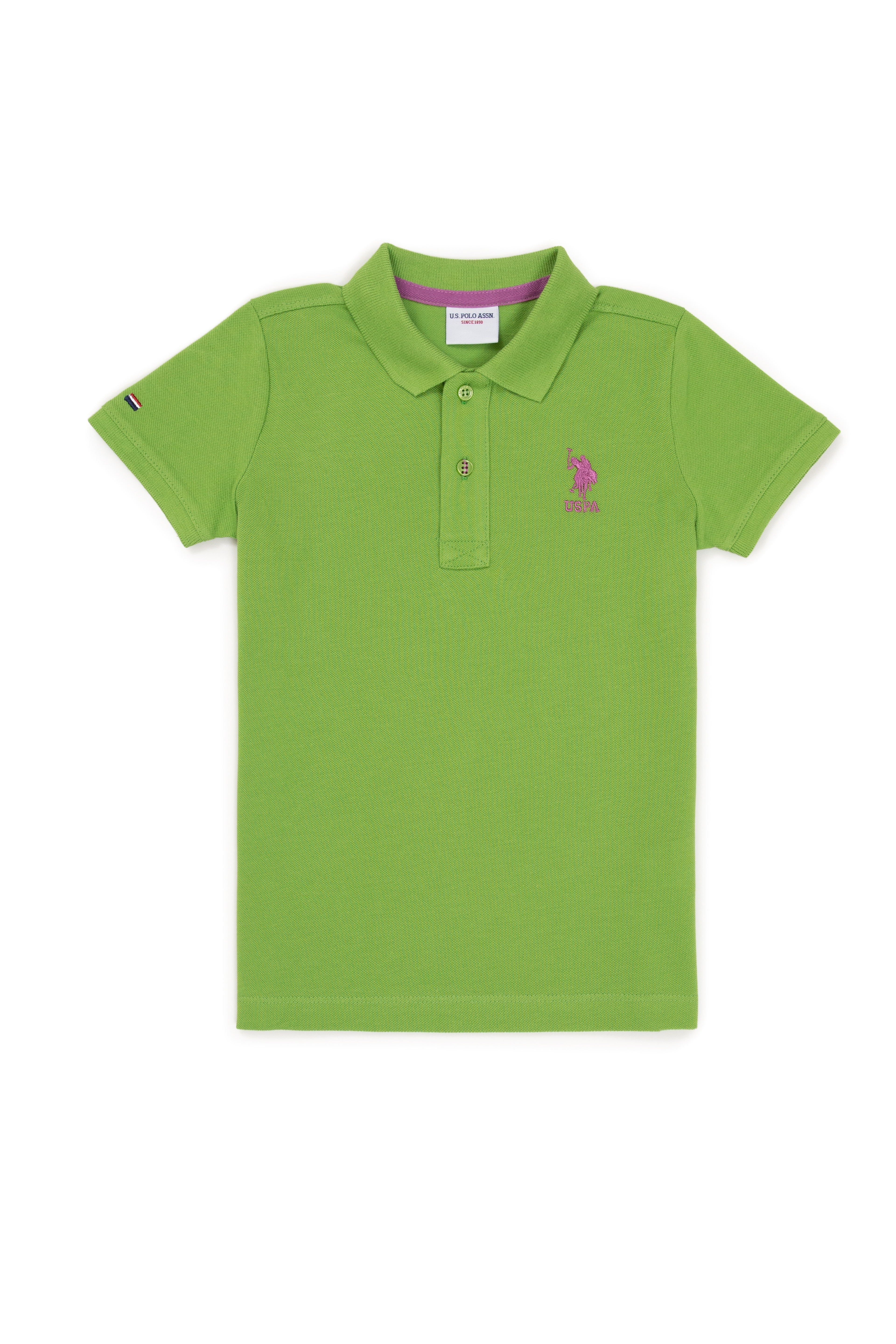 Erkek Çocuk Yeşil Polo Yaka Tişört - Image 1