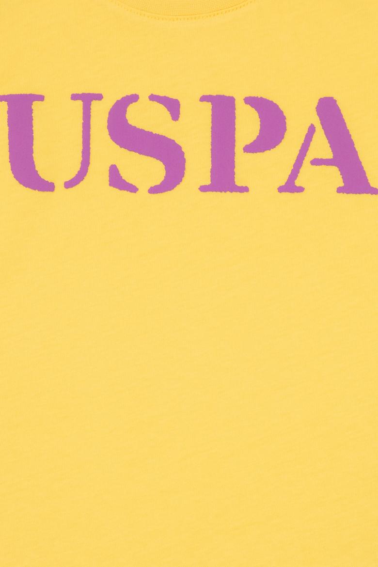 Çocuk Açık Sarı Bisiklet Yaka Tişört - 50251777016