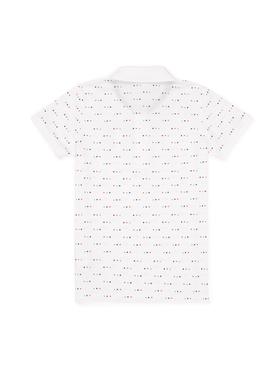 Erkek Çocuk Beyaz Polo Yaka Tişört - 50248946003