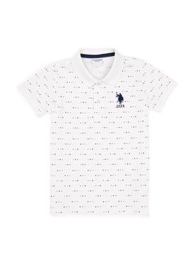 Erkek Çocuk Beyaz Polo Yaka Tişört - 50248946003