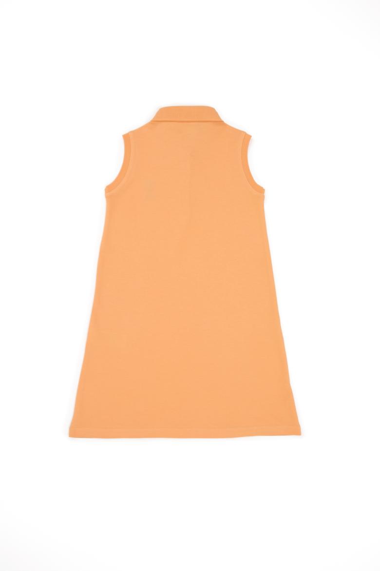 Kız Çocuk Turuncu Örme Elbise - 50252203049