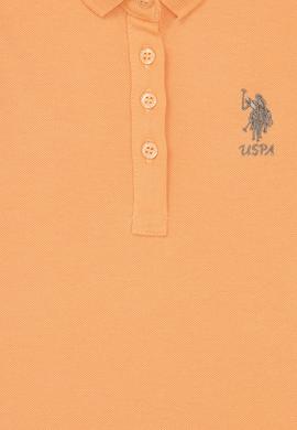 Kız Çocuk Turuncu Örme Elbise - 50252203049