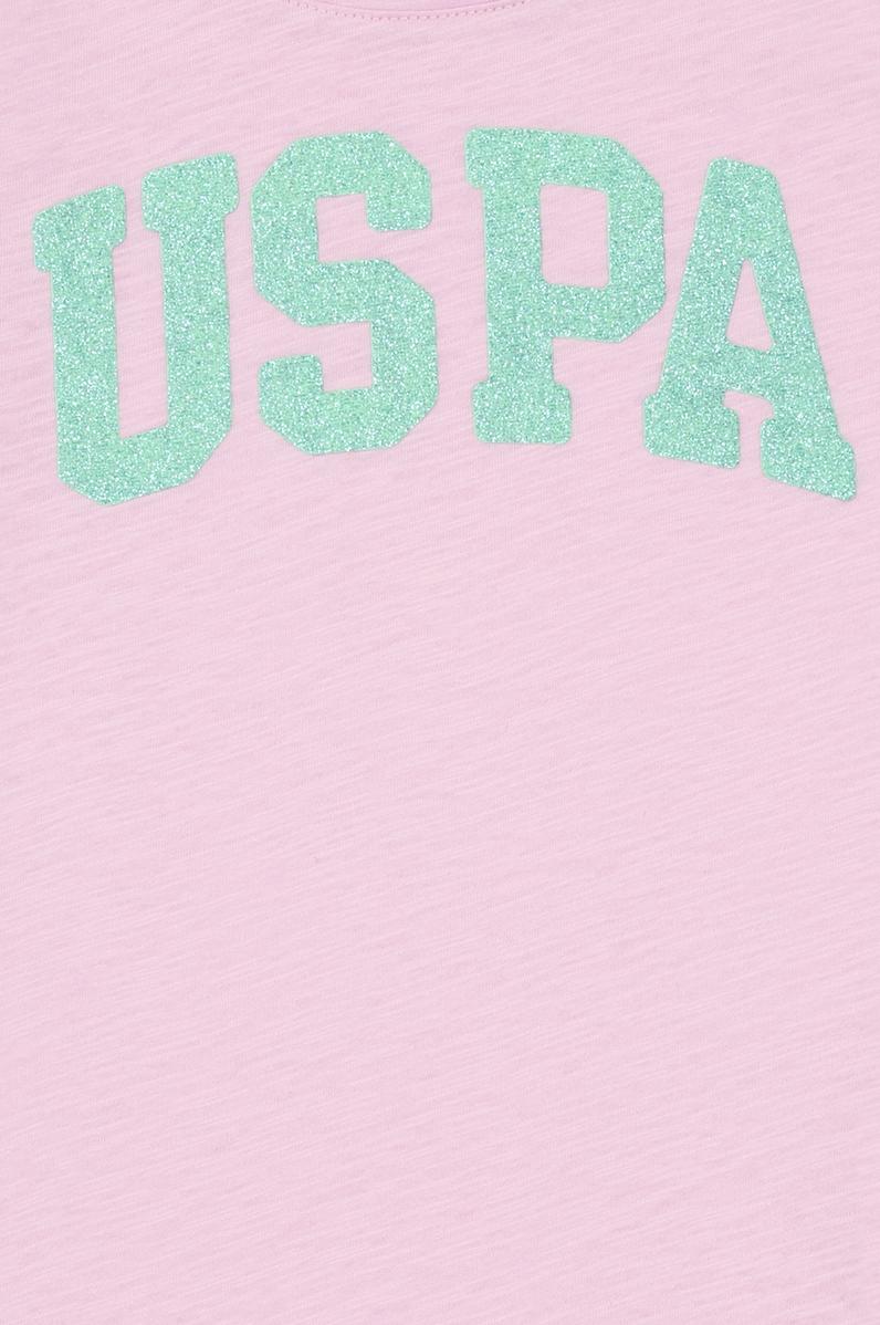 Kız Çocuk Manolya Basic Bisiklet Yaka Tişört