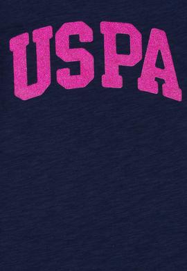 Kız Bebek Lacivert Bisiklet Yaka Basic Tişört - 50251998071