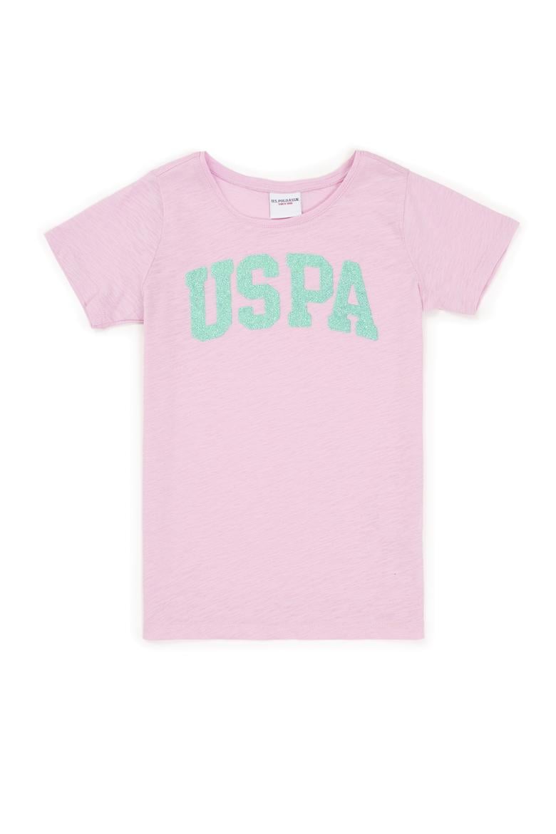 Kız Çocuk Manolya Basic Bisiklet Yaka Tişört