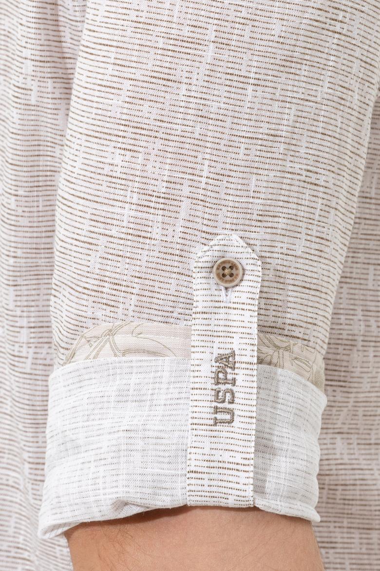 Erkek Haki Uzun Kollu Gömlek - 50246334016