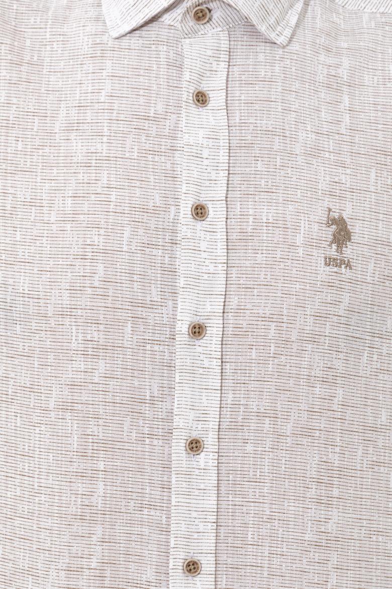 Erkek Haki Uzun Kollu Gömlek - 50246334016