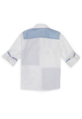 Erkek Çocuk Açık Mavi Uzun Kollu Gömlek - 50247897010