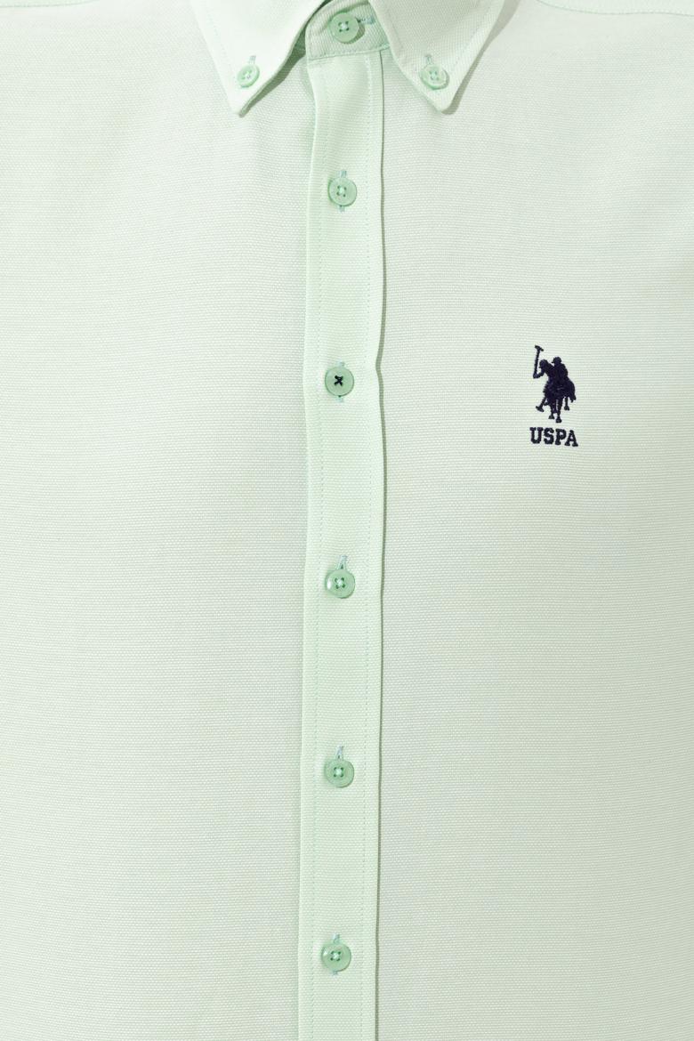 Erkek Mint Uzun Kollu Basic Gömlek - 50249490084