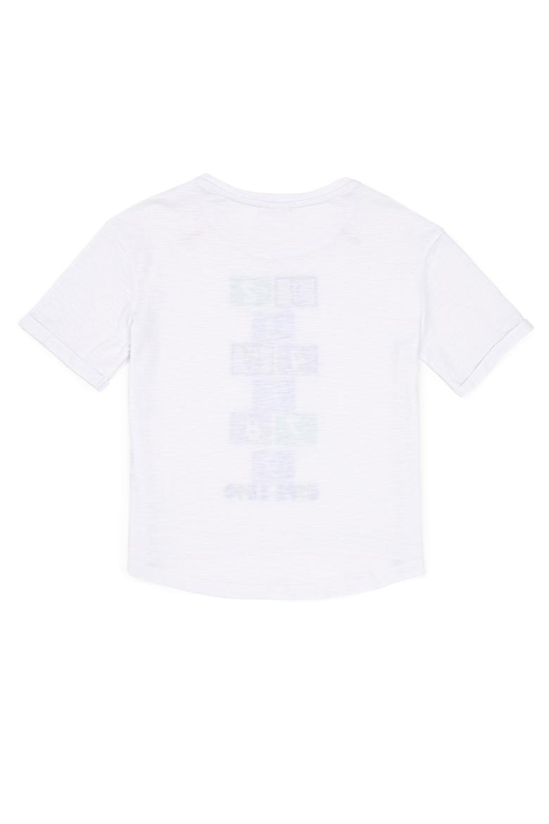 Kız Çocuk Beyaz Tişört - 50247672003