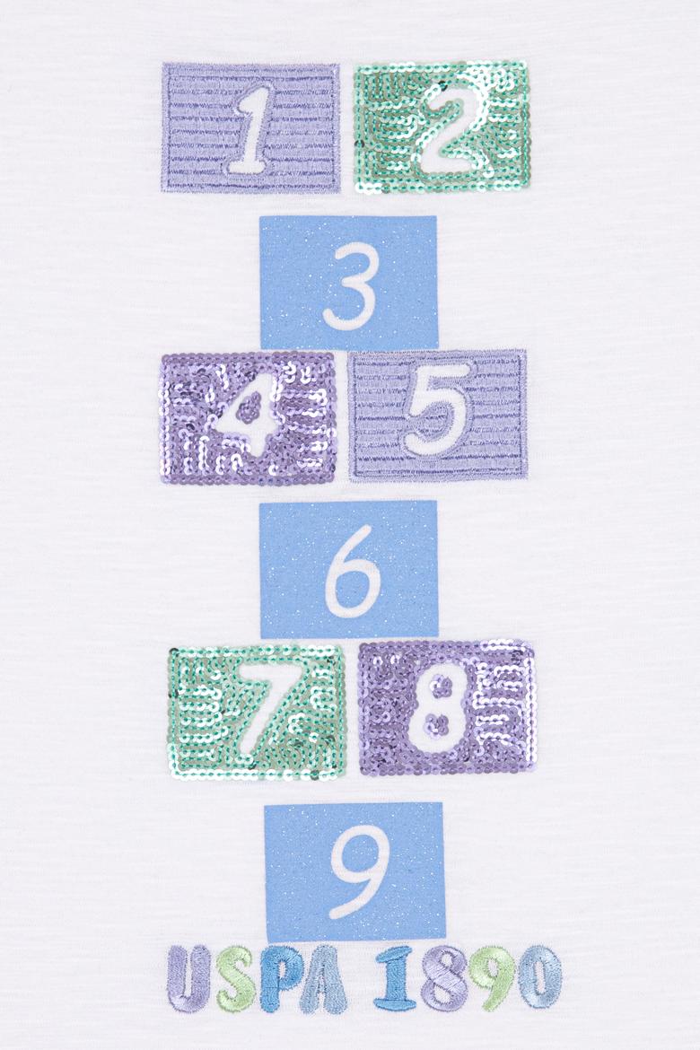 Kız Çocuk Beyaz Tişört - 50247672003