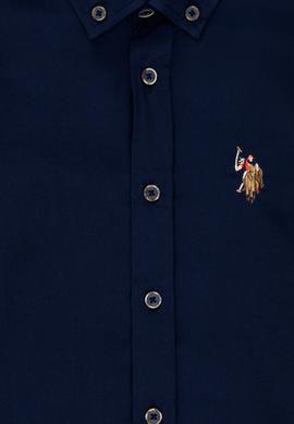 Erkek Çocuk Lacivert Uzun Kollu Basic Gömlek - 50247649014