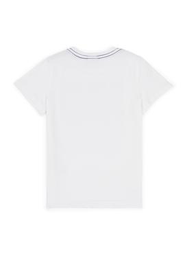 Çocuk Beyaz Bisiklet Yaka Tişört - 50249984016