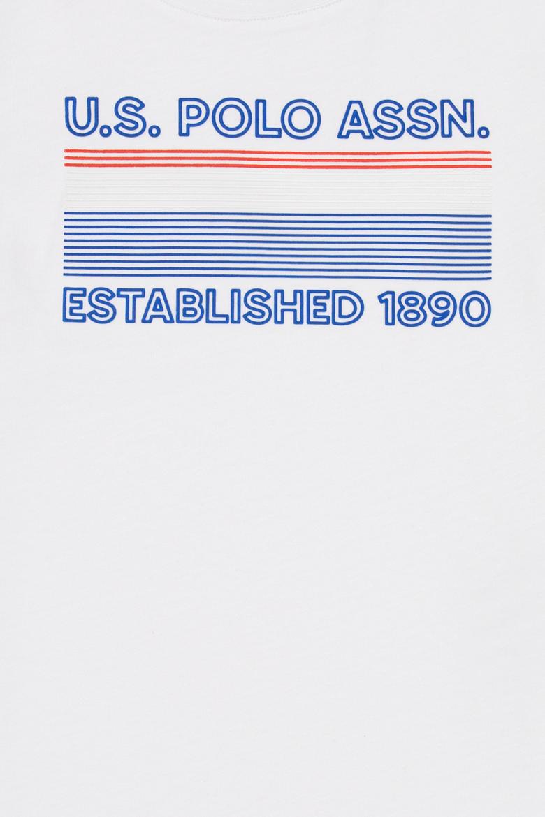 Çocuk Beyaz Bisiklet Yaka Tişört - 50249984016